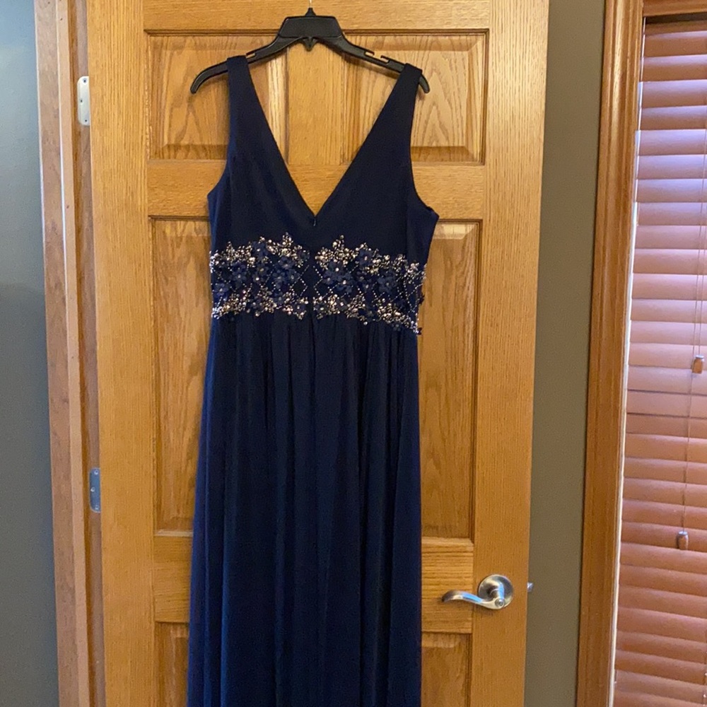 Betsy & Adam Navy Formal Dress - Picture 5 of 5